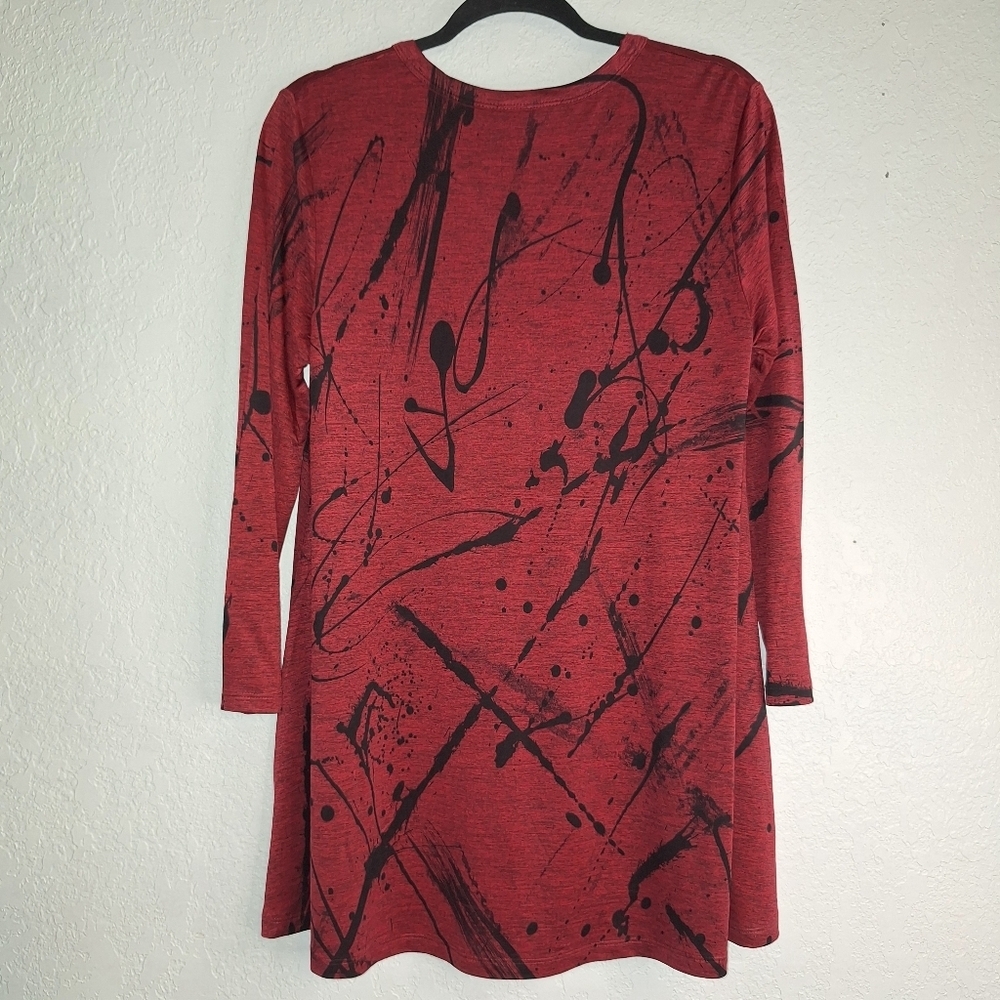 Jese & Jane Heavenly Hi Lo Swing Top Size M 4 Way Stretch - Picture 2 of 8